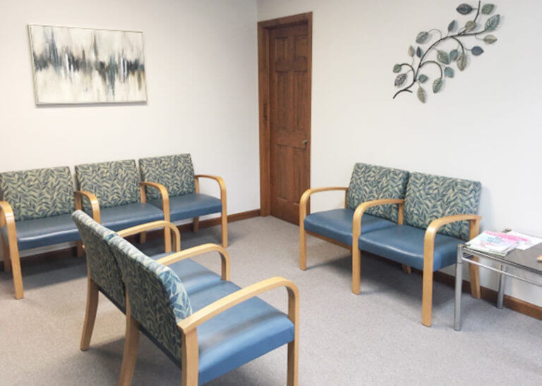 Waiting Room at New River Counseling & Wellness, Boone, NC